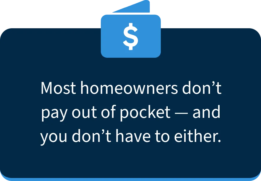 Most homeowners don't pay anything out of pocket for a new HVAC system
